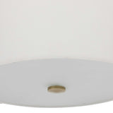Colfax Brass 3 Light Semi Flush