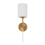 Awyr Brass 1 Light Sconce