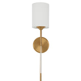 Awyr Brass 1 Light Sconce