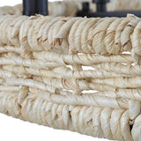 Faiyam Bronze/White 8 Light Rattan Chandelier