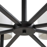 Faiyam Bronze/White 8 Light Rattan Chandelier