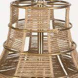 Hestia Brass 1 Light Natural Rope Pendant