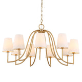 Seville Gold 9 Light Chandelier