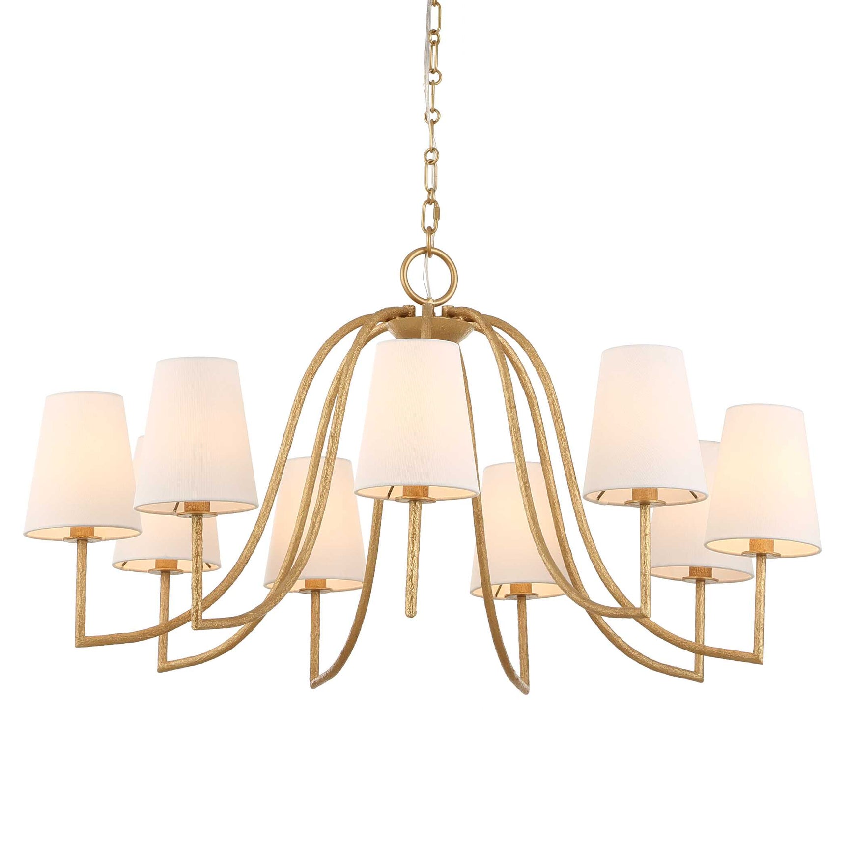 Seville Gold 9 Light Chandelier