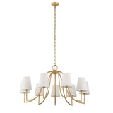 Seville Gold 9 Light Chandelier
