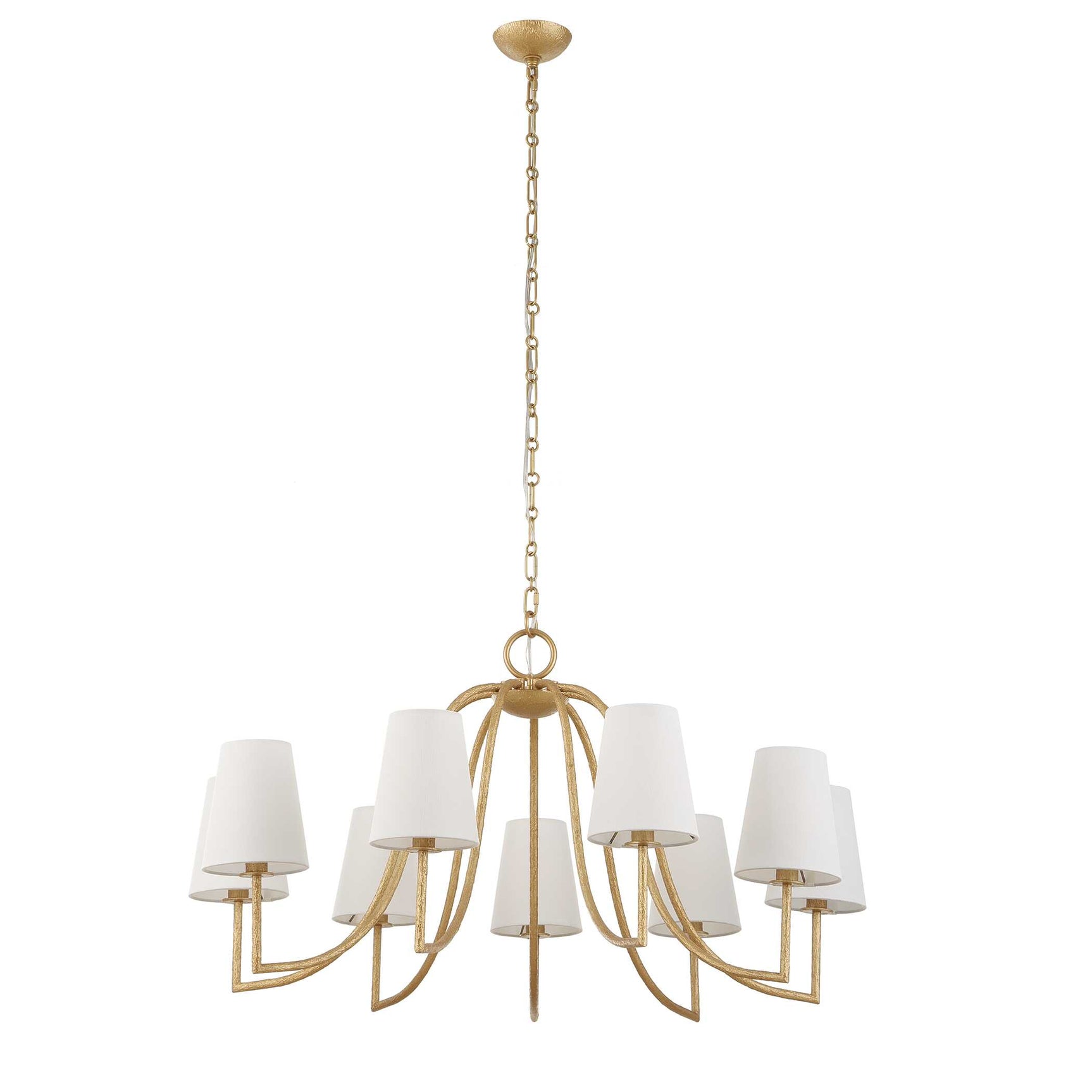Seville Gold 9 Light Chandelier