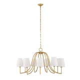 Seville Gold 9 Light Chandelier