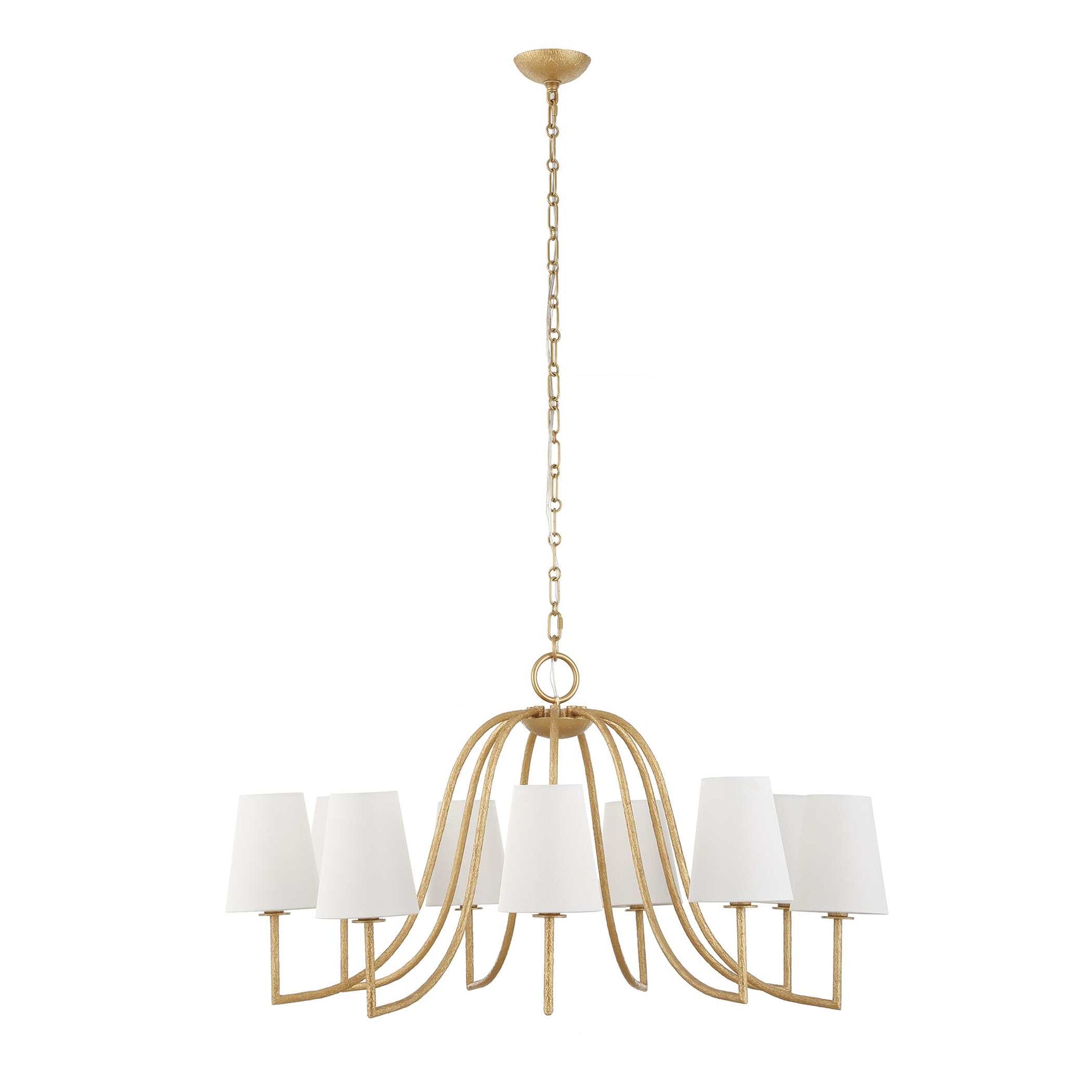 Seville Gold 9 Light Chandelier