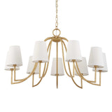 Seville Gold 9 Light Chandelier