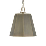 Granada Brass 1 Light Hexagon Pendant