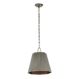 Granada Brass 1 Light Hexagon Pendant