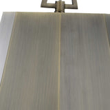 Granada Brass 1 Light Hexagon Pendant