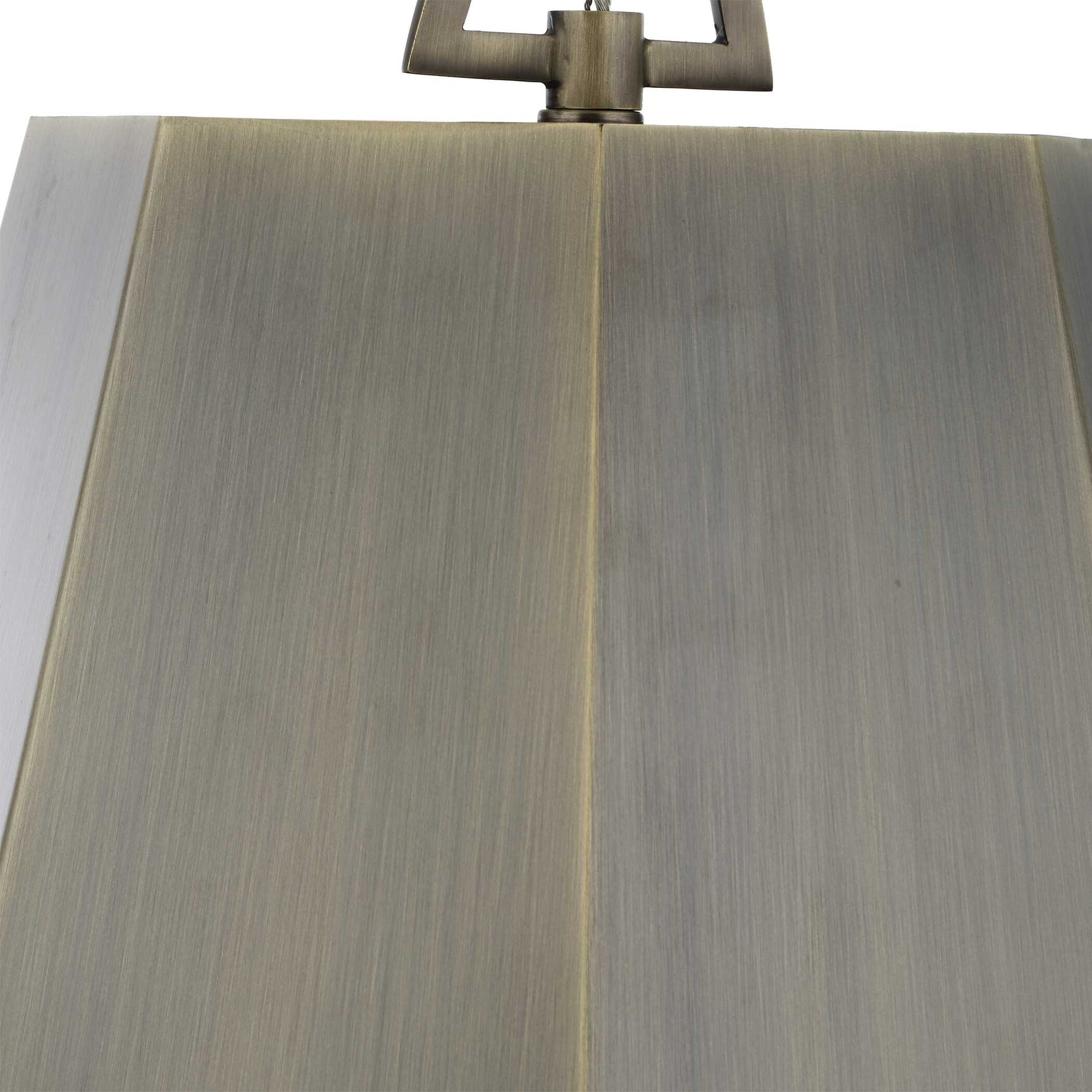 Granada Brass 1 Light Hexagon Pendant