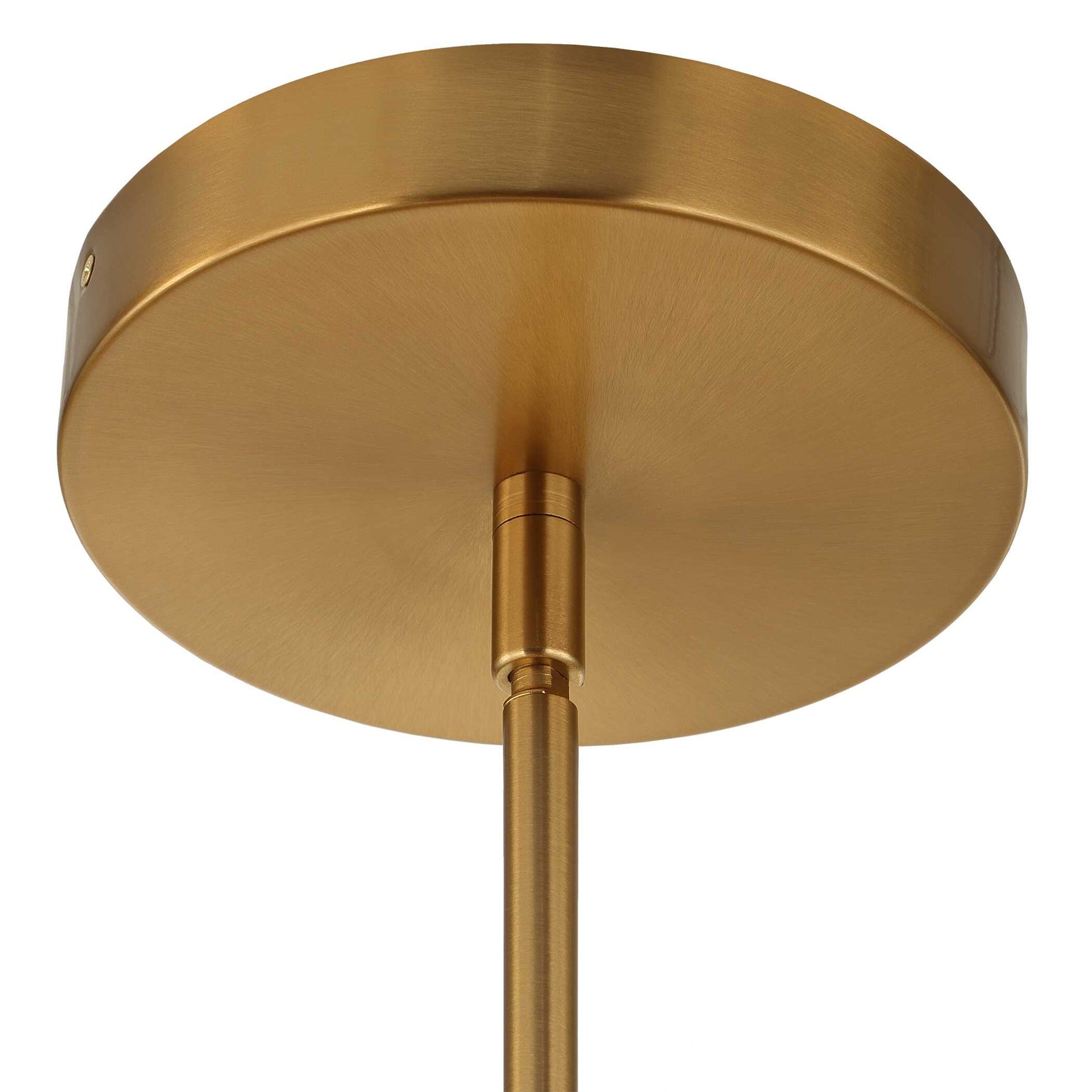 Wedge Brass 12 Light LED Chandelier