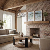 Whirlwind Bronze 1 Light Indoor-Outdoor Pendant