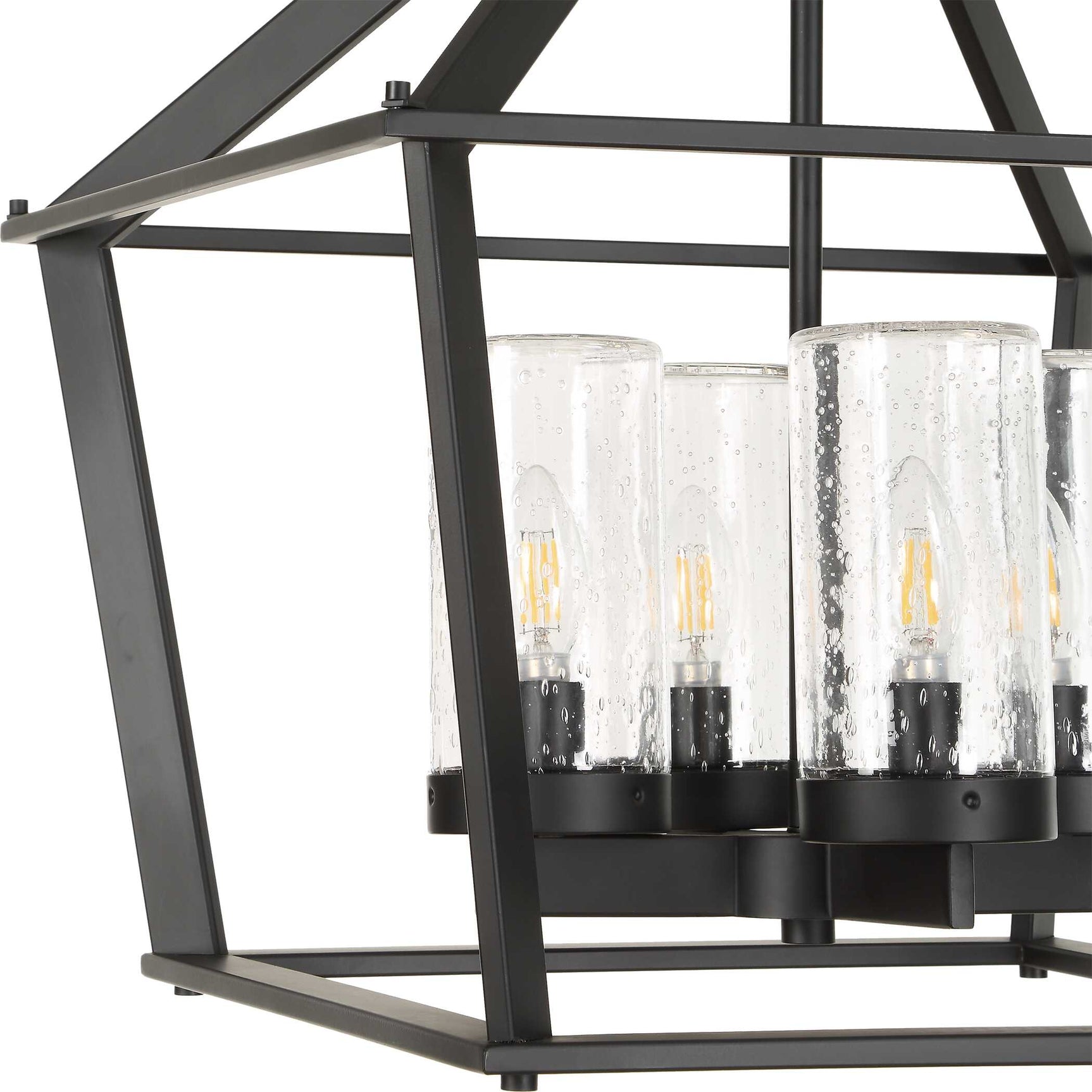 Evanston Black 4 Light Indoor-Outdoor Pendant