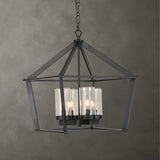 Evanston Black 4 Light Indoor-Outdoor Pendant