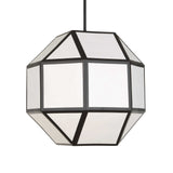 Hoi An Black 4 Light Geometric Chandelier