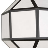 Hoi An Black 4 Light Geometric Chandelier