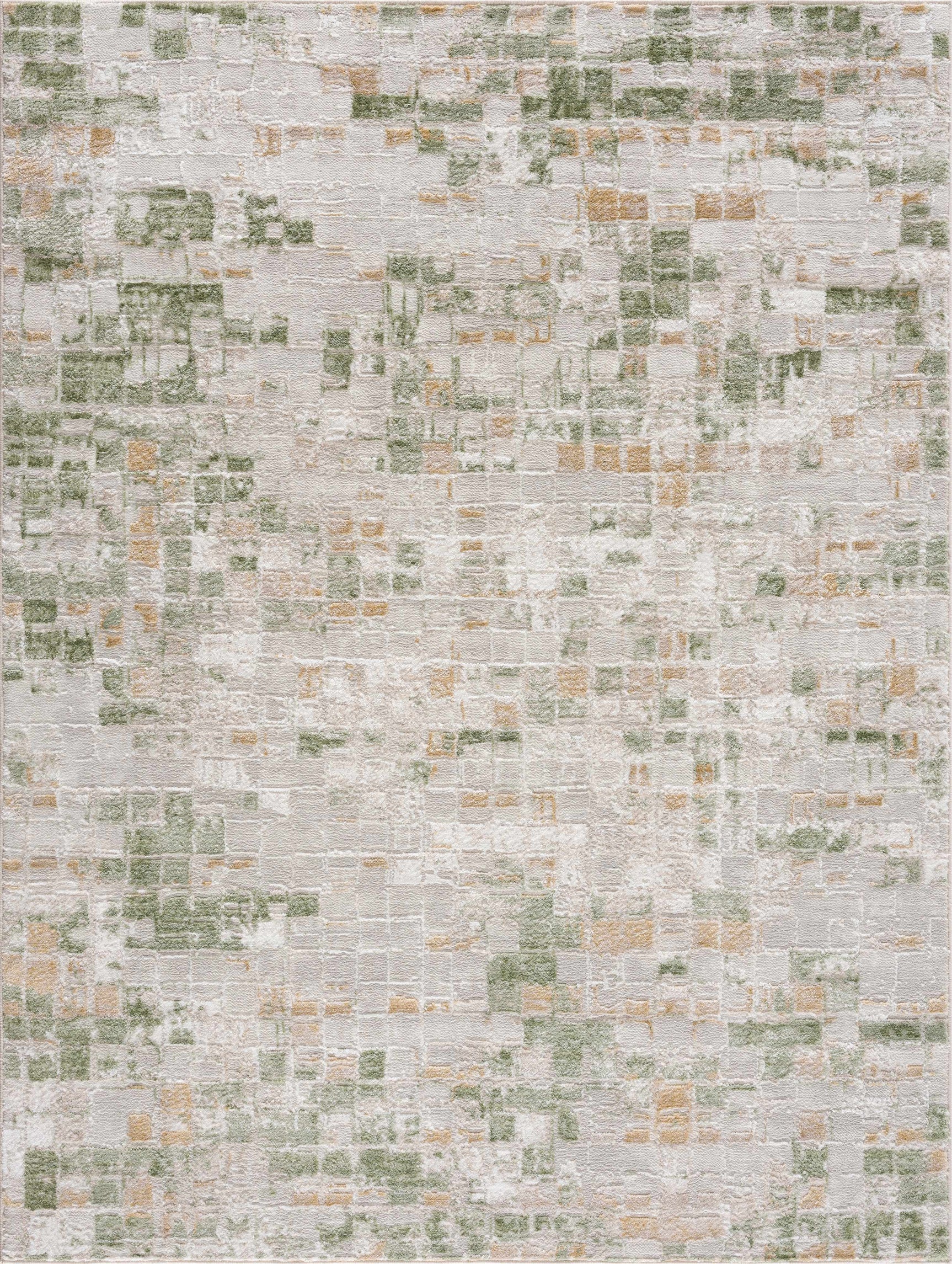 Liveri Green Mosaic Rug