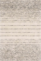 Ellisburg Striped Cream Faux Silk Rug - Clearance