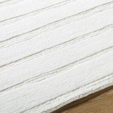 Aurex Cream Stepped Arch Art Deco Wool Handmade Area Rug - Clearance