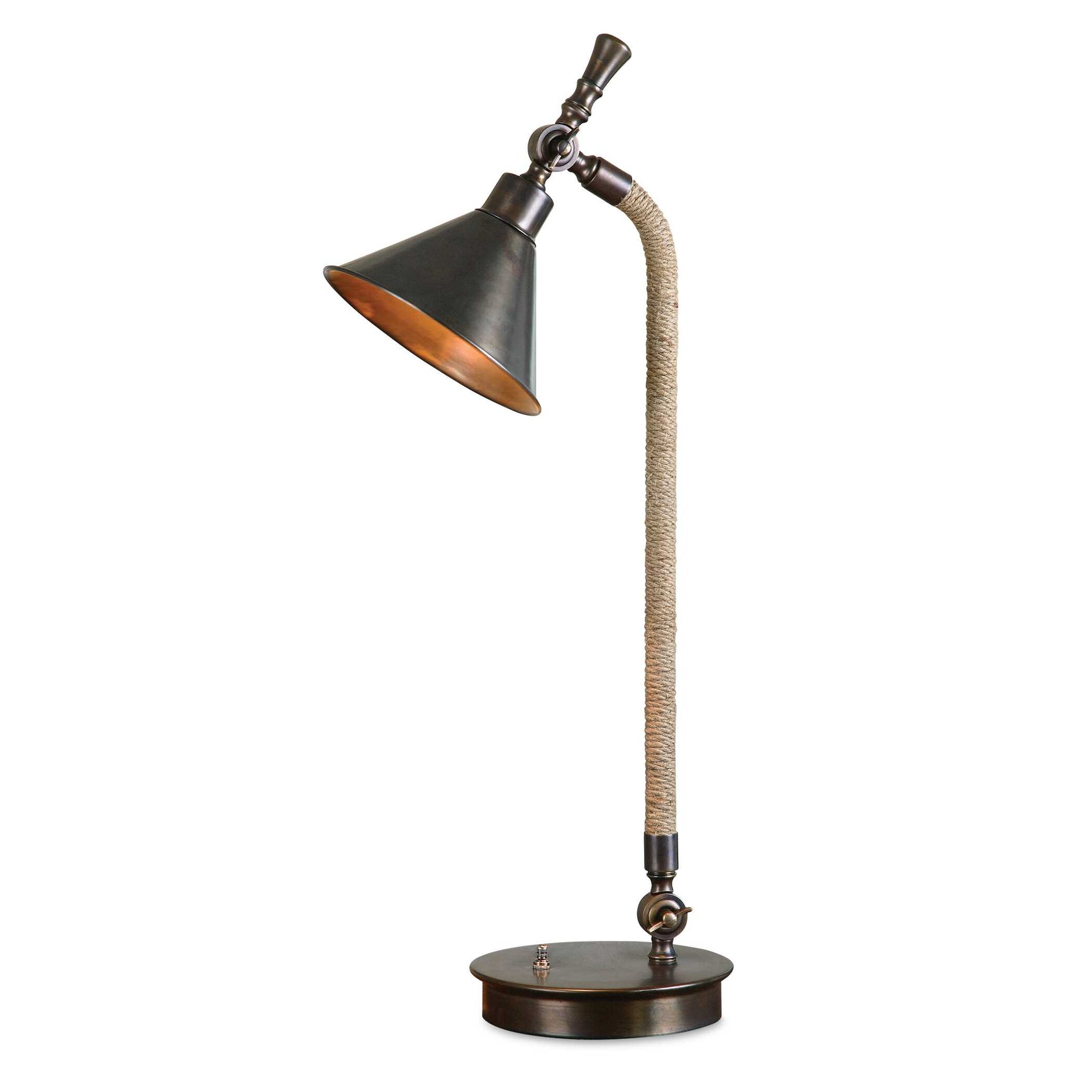 Duvall Task Bronze/Brown Lamp