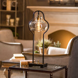 Cotulla Aged Black Desk Lamp