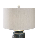 Olesya Bronze Swirl Glass Table Lamp