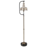 Elieser Brass/Bronze Industrial Floor Lamp