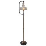 Elieser Brass/Bronze Industrial Floor Lamp