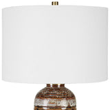 Roan Artesian Black/Brown/White Table Lamp