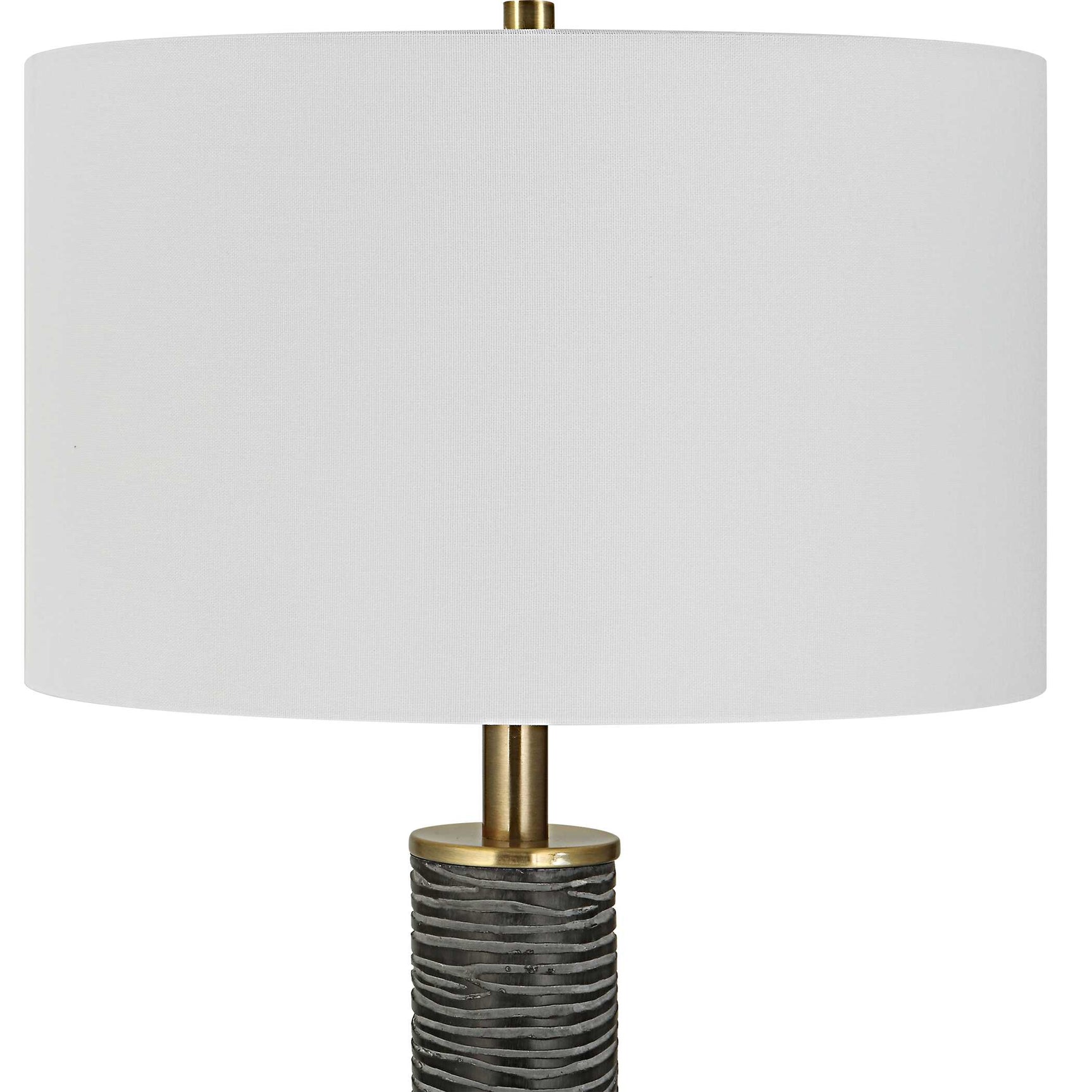 Summit Black/Gray Rustic Floor Lamp