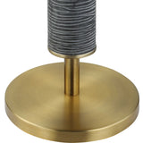 Summit Black/Gray Rustic Floor Lamp