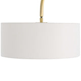 Huxford Brass Arch Floor Lamp