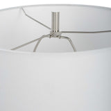 Ascent White Geometric Table Lamp