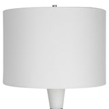 Bandeau Black/White Banded Stone Table Lamp