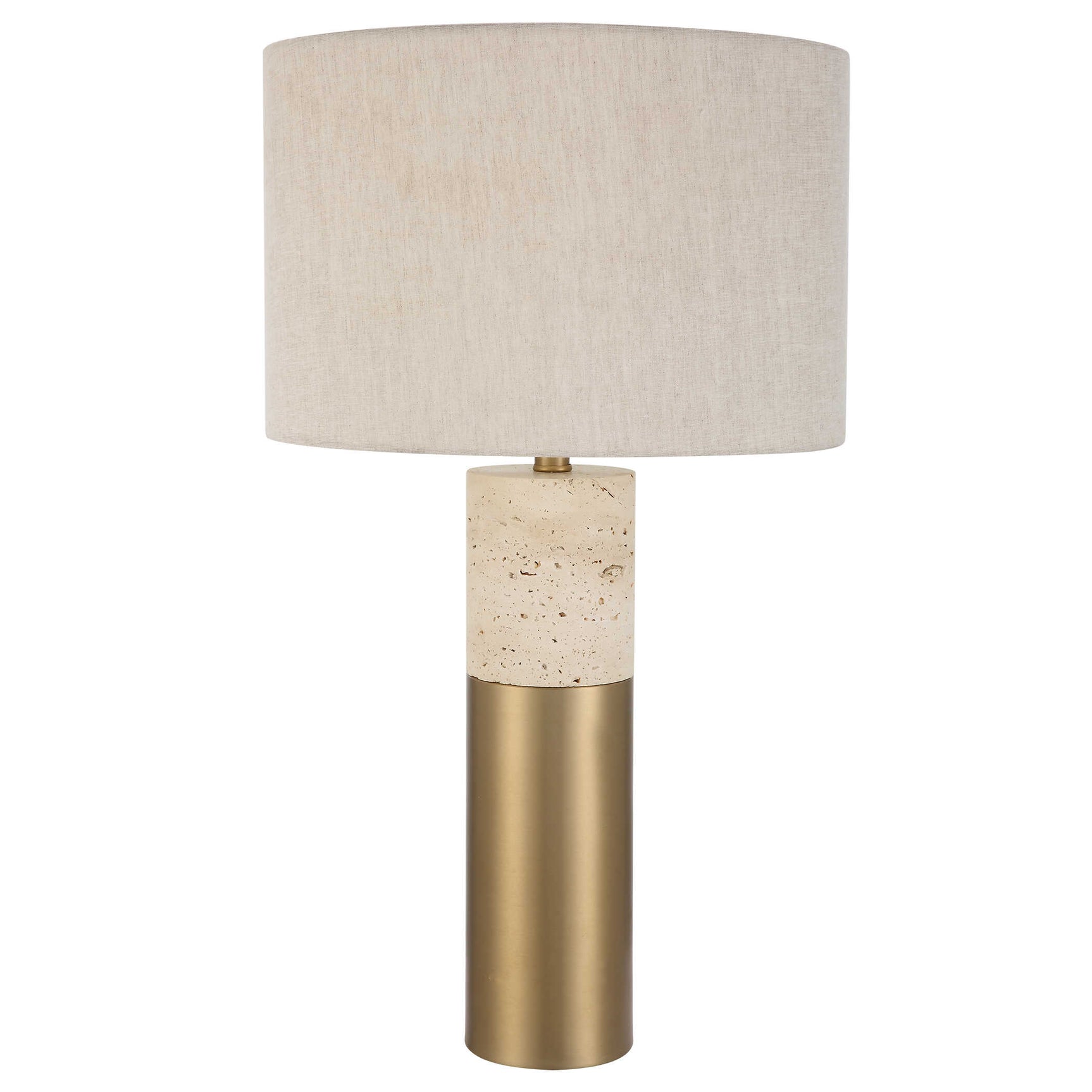 Gravitas Brass Elegant & Stone Lamp