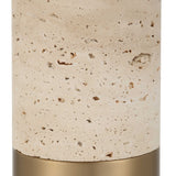 Gravitas Brass Elegant & Stone Lamp