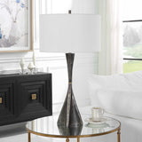 Keiron Black/Bronze Industrial Table Lamp