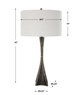 Keiron Black/Bronze Industrial Table Lamp