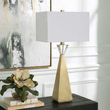 Arete Brass Modern Table Lamp