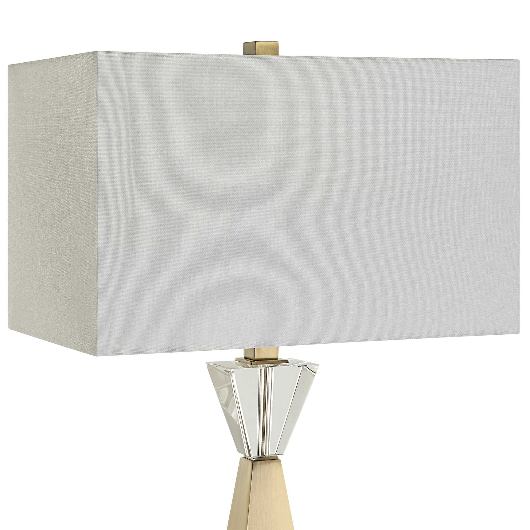 Arete Brass Modern Table Lamp