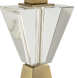 Arete Brass Modern Table Lamp
