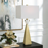 Arete Brass Modern Table Lamp