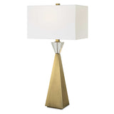 Arete Brass Modern Table Lamp