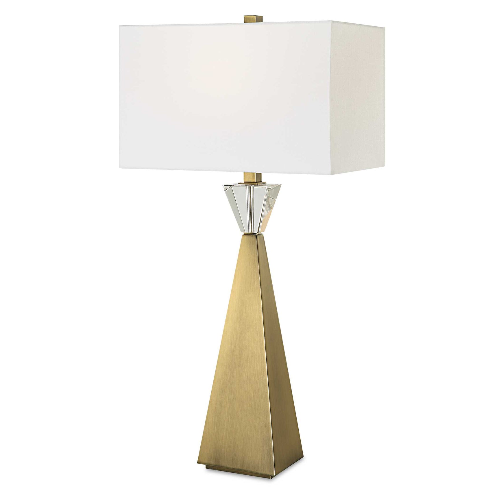Arete Brass Modern Table Lamp