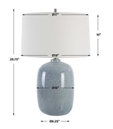 Jubilee Sky Blue Table Lamp