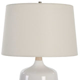 Opal Gloss White Table Lamp