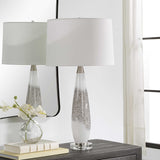 Quinn White/Silver Table Lamp